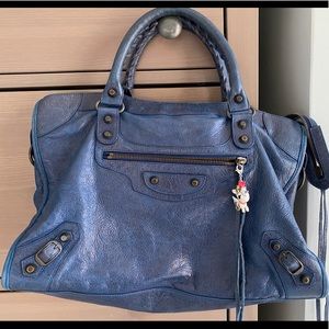 Authentic BALENCIAGA 2010 Bleu Roi City